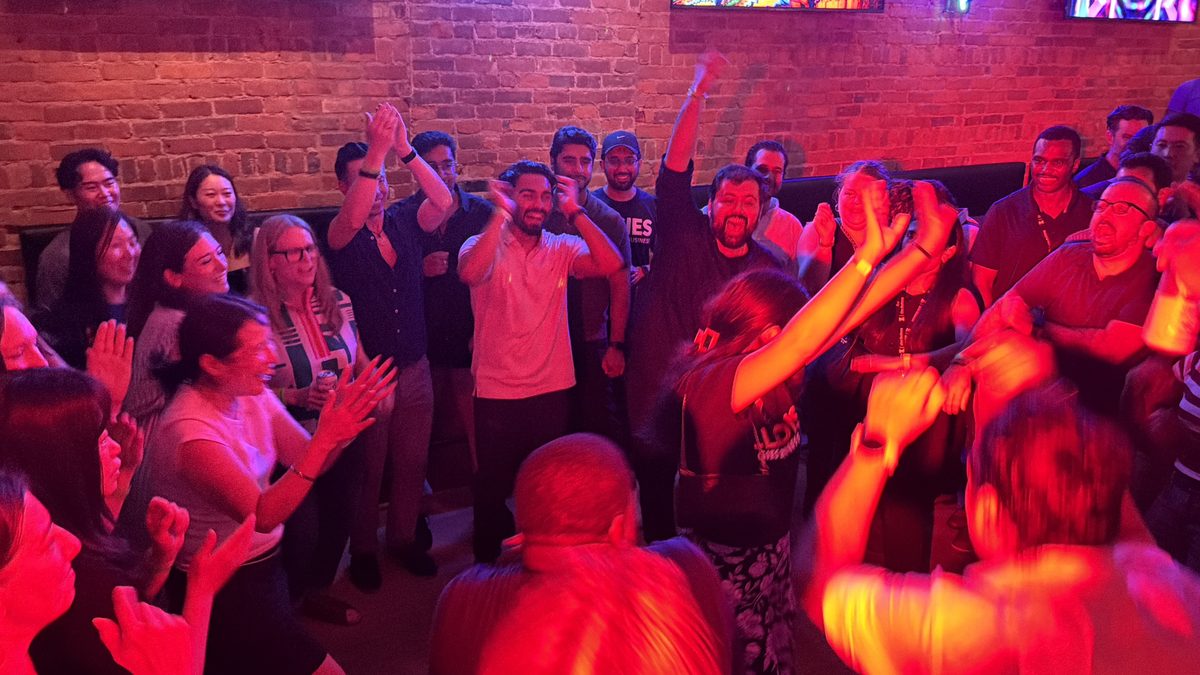 Dance circle at the iGBA After Party, Cowboy Monkey, September 2026