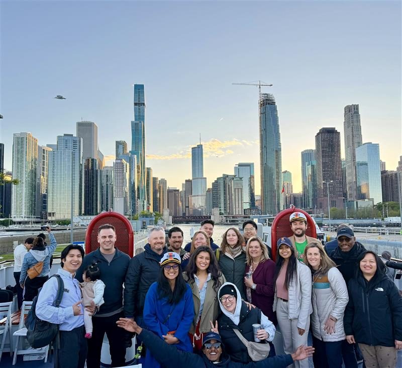 iGBA students and alumni aboard the iMBoat celebration cruise, May 2026